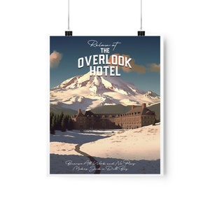 The Shining Overlook Hotel Premium Matte Vertical Posters