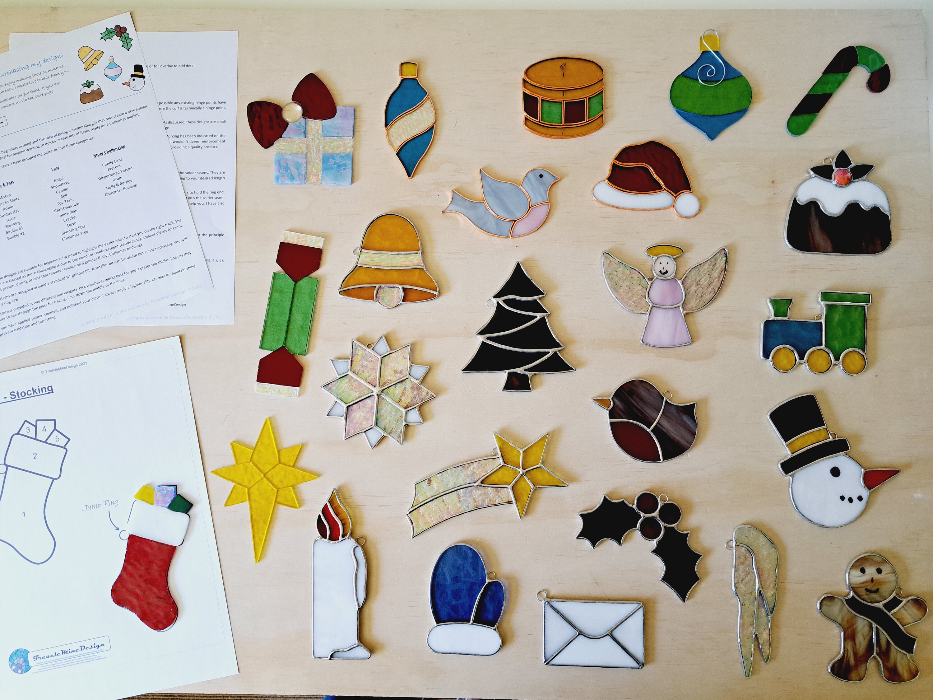 Stained Glass Advent Calendar Etsy