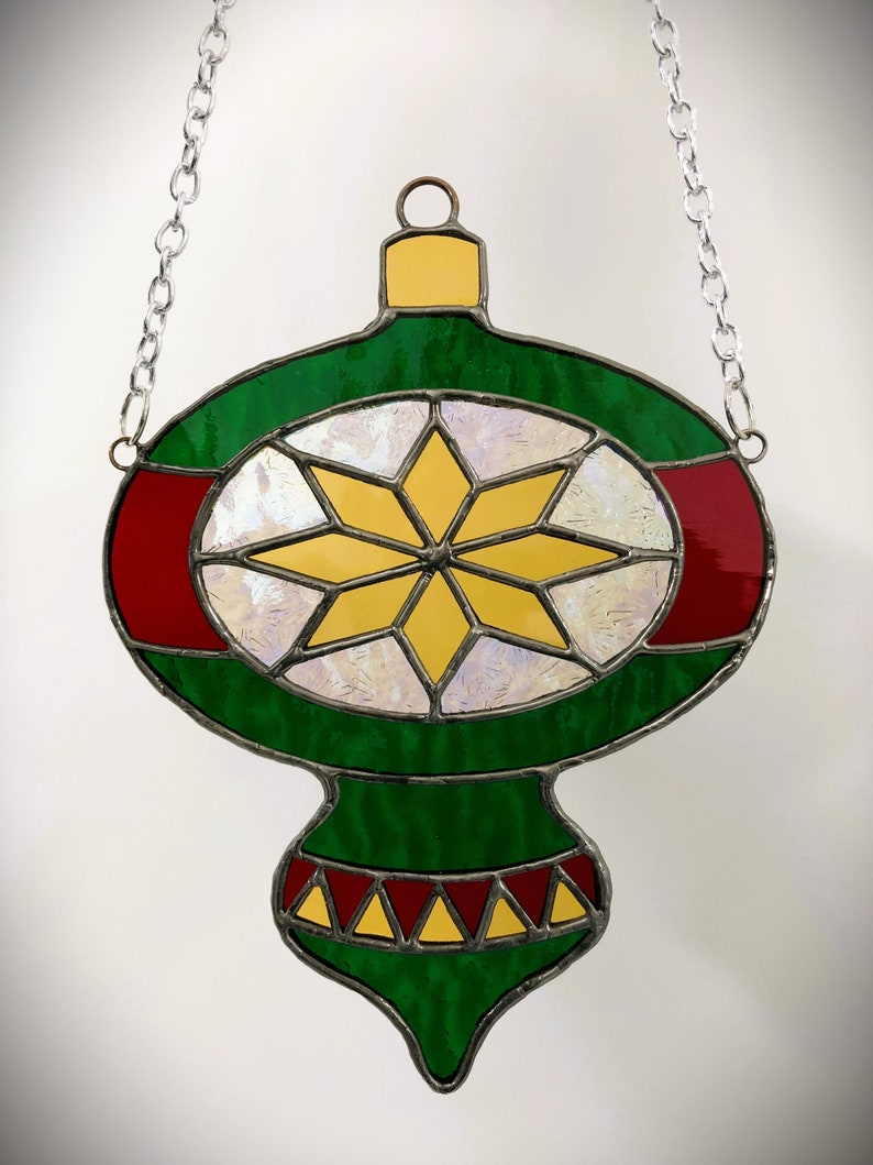 Vintage Christmas Bauble Suncatchers (Instant Download) Etsy