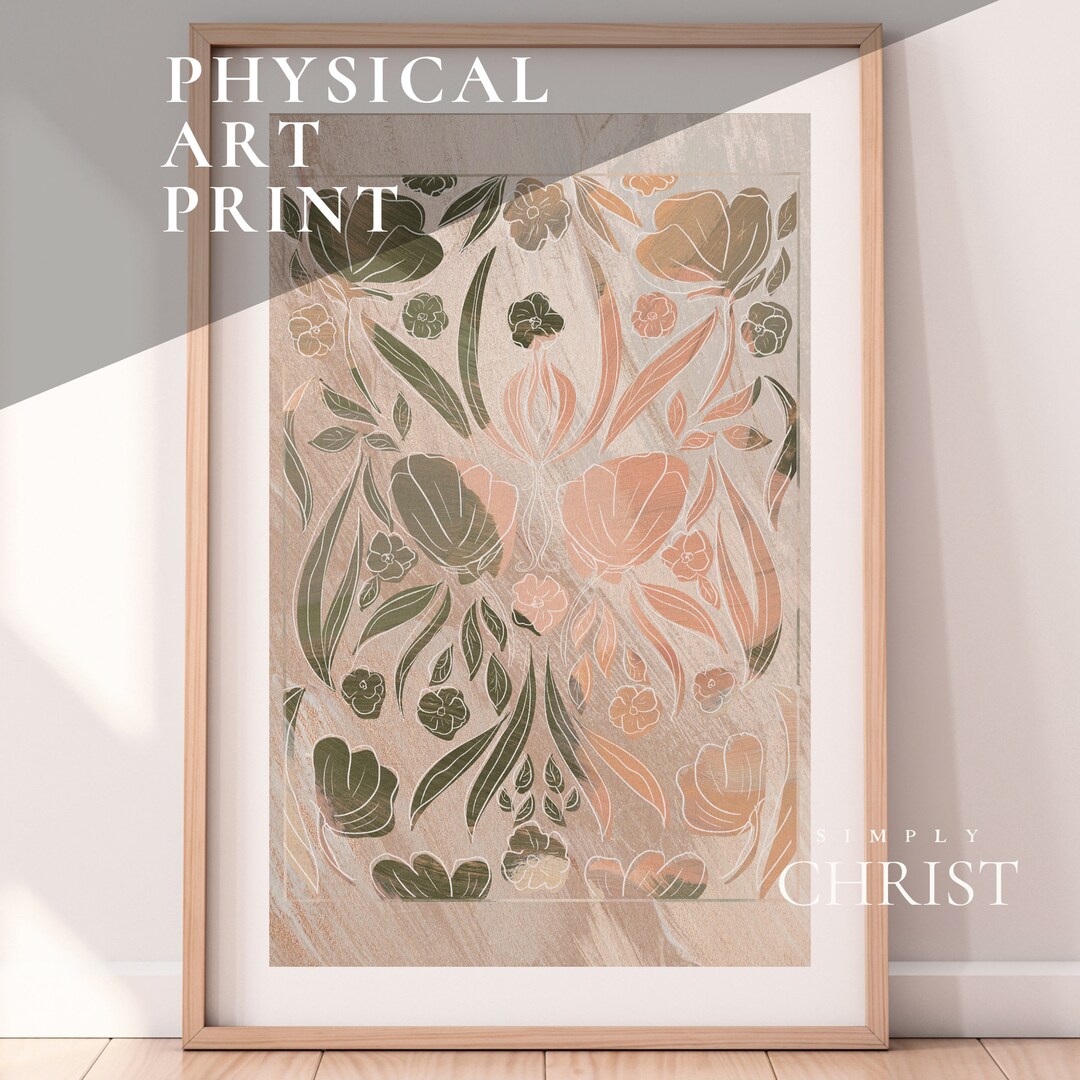Creation Day 3 | Creationism Art Print | Minimalistic Jesus Art ...