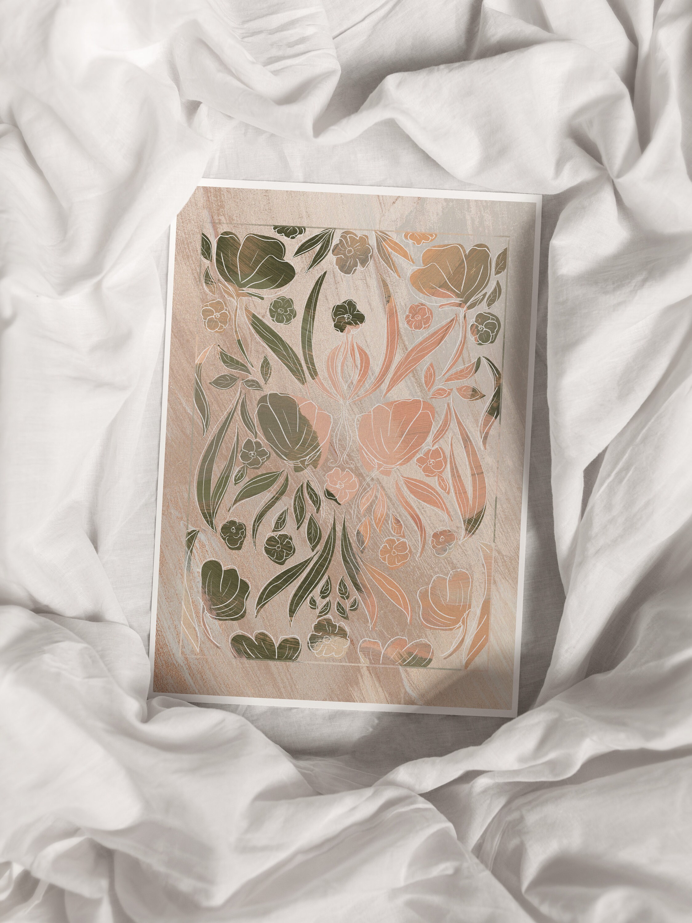 Creation Day 3 | Creationism Art Print | Minimalistic Jesus Art ...