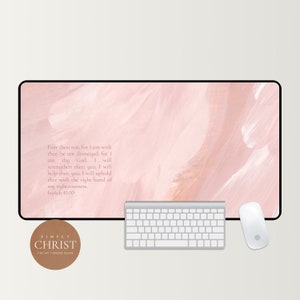 Pink Desk mat, Deskmat, Desk mat aesthetic, Cute desk mat, Desk mat cute, xl mouse pad, cottagecore desk mat, Pastel desk mat