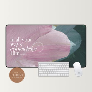 Pink Deskmat, Desk Mat, Desk mat aesthetic, Cute desk mat, Desk mat cute, Large desk mat, Cottagecore desk mat, Cute deskmat, xl mousepad,