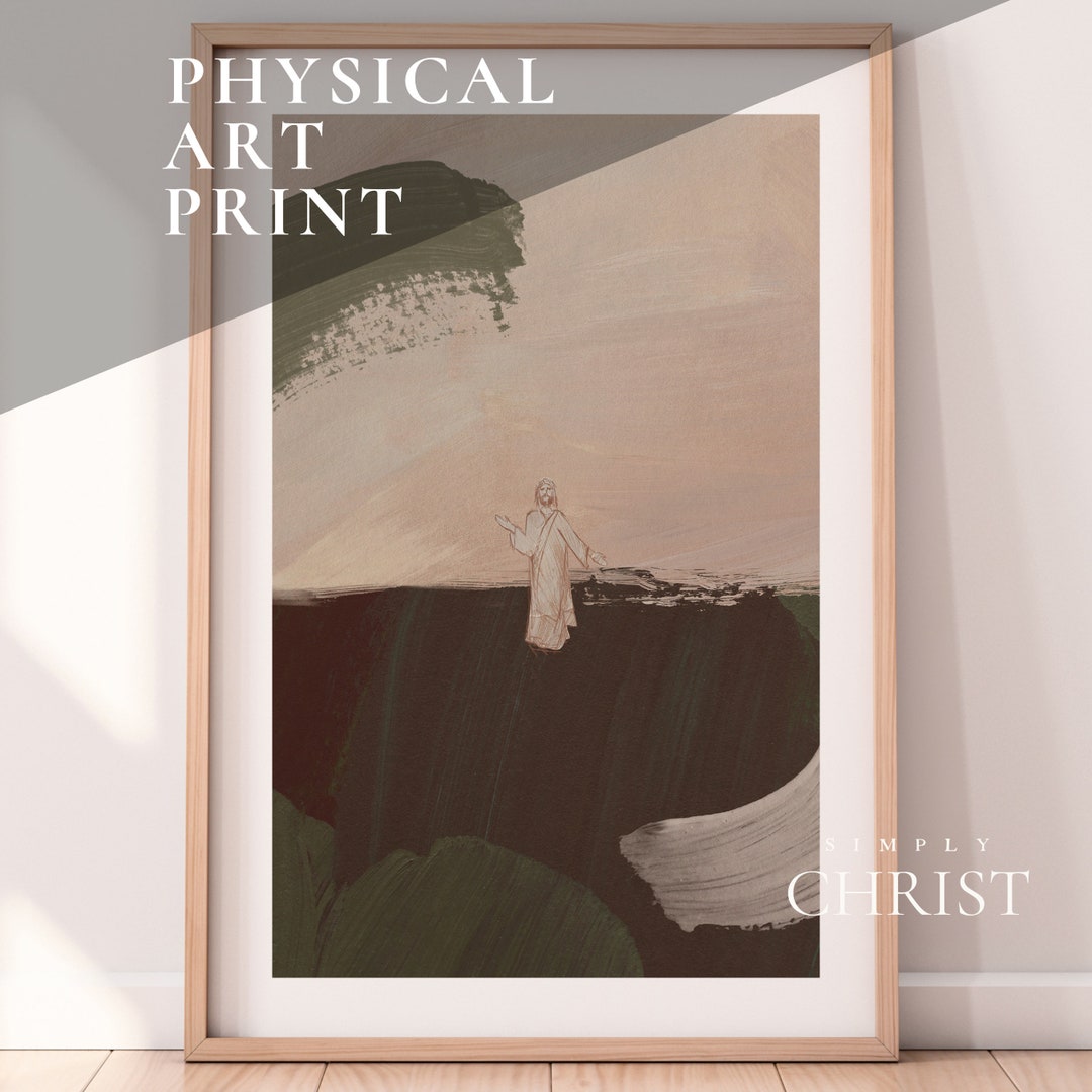 Creation Day 1 | Creationism Art Print | Minimalistic Jesus Art ...