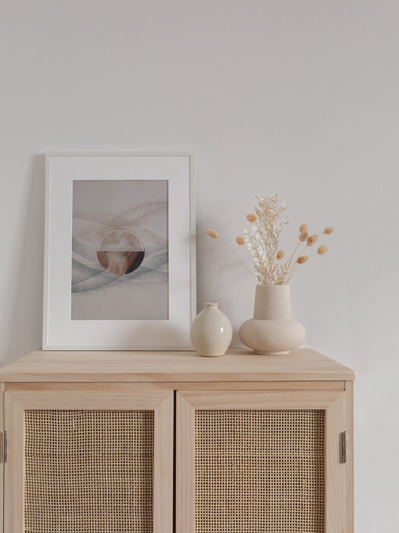 Creation Day 2 | Creationism Art Print | Minimalistic Jesus Art ...