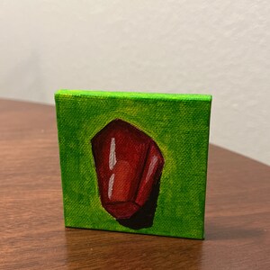 Mini Original Gemälde - “Granatapfelsamen”
