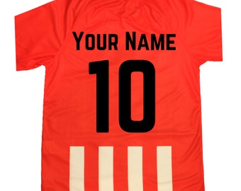 Camiseta del Atlético de Madrid Fútbol-Fútbol / Personaliza tu nombre y número / Talla adultos