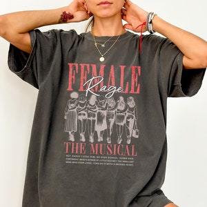 Female Rage Shirt, Unisex Concert Shirt, Comfort Colors Tee, Gift Idea for Friend