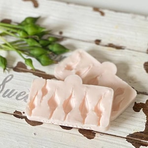 Rose Bud Big Flower Silicone Mold Soap Molds 3D Rose Bud Mold Baking Flower  Mold Candle Soap Flower Bud Rose Mold Silicone Rose Molding 