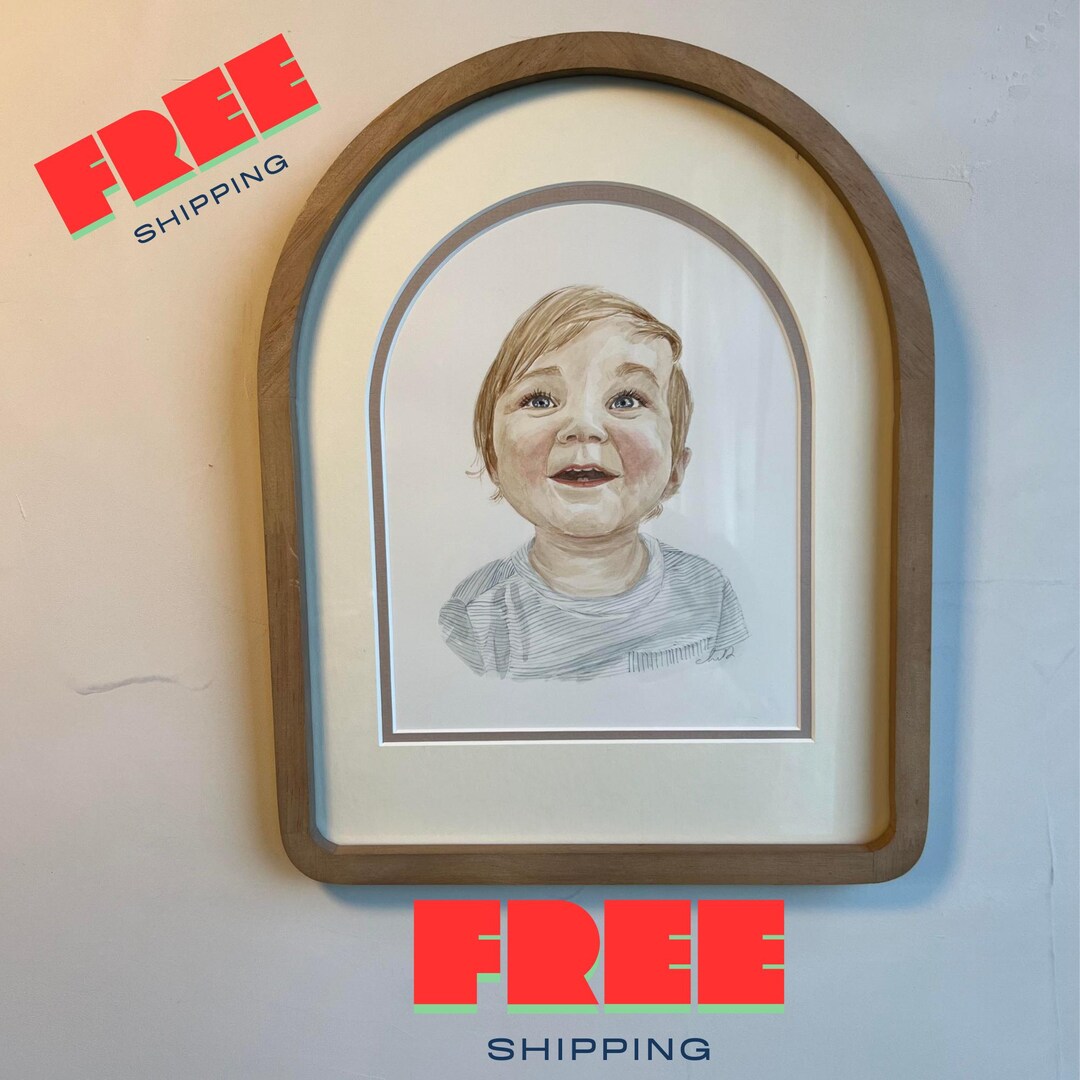 Arched Picture Frame, Free Shipping, 8x10 Picture Frame, Modern Picture ...