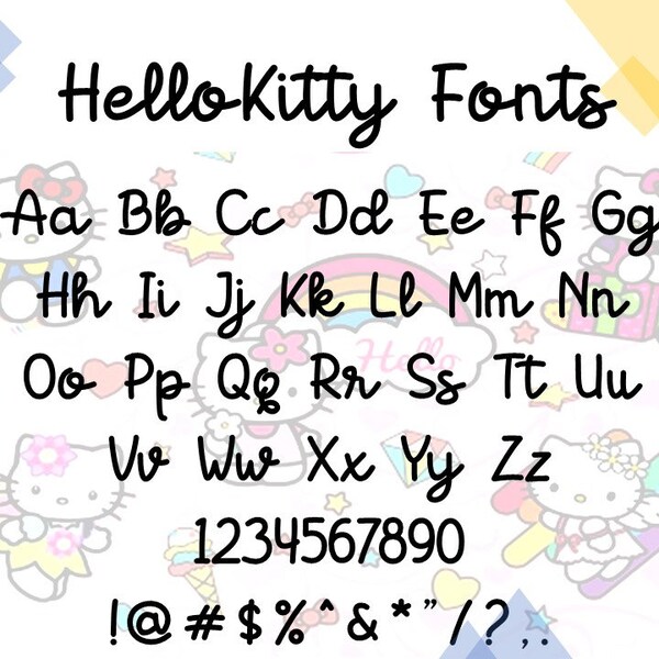 Hello Fonts Kitty Digital Fonts