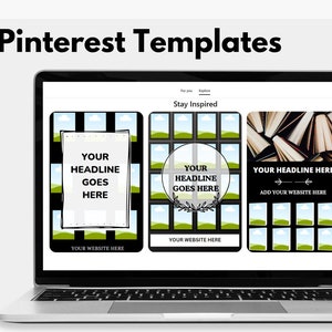 Dark Aesthetic Collage Templates for Pinterest