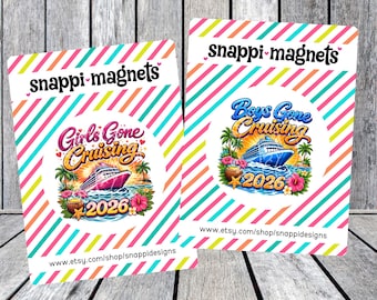 Cruise Magnet - Girls - Boys - Cabin Door Accessory - Personalised - Custom made