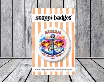 Cruise Badge - Personalised - Custom made