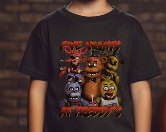 Five Nights at Freddy's Youth Shirt | Five Nights at Freddy's Tee | Five Nights T-Shirt