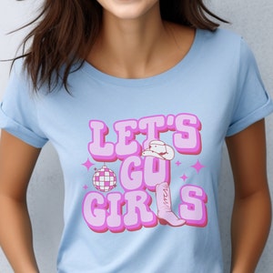Let&#39;s Go Girls Adult Unisex Softstyle Shirt | Girls Trip Shirt | Girls Trip Tee | Bachelorette Party | Nashville Tee