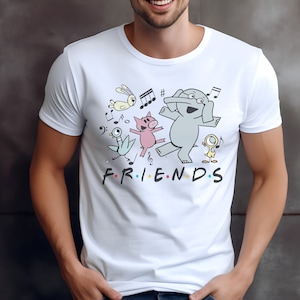Friends Elephant and Piggie Softstyle Shirt | Book Lover Shirt | Teacher Shirt | Librarian Shirt | Mo Willems