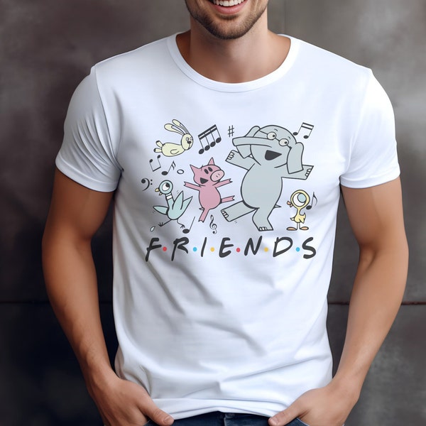 Friends Elephant and Piggie Softstyle Shirt | Book Lover Shirt | Teacher Shirt | Librarian Shirt | Mo Willems