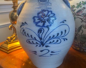 Rowe Pottery Works 1999 HISTORICAL Collection 1.25 Gallon Pitcher