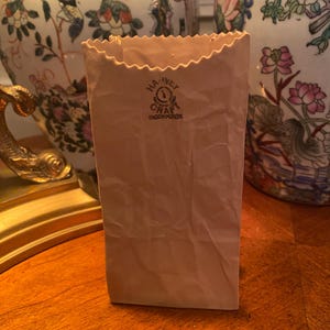 Harvey Craft Paper Bag Vase - Etsy