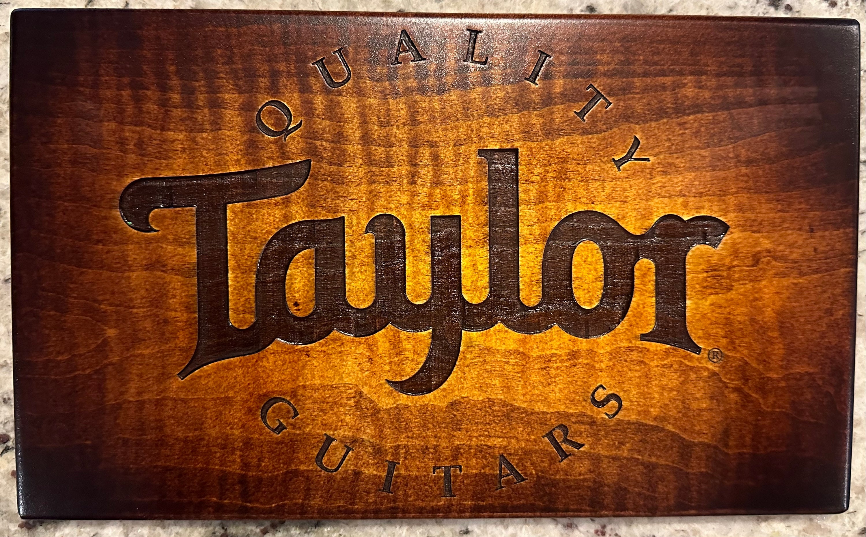 Taylor Guitars Sign Etsy
