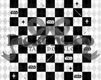 Galaxy checkerboard pattern