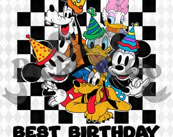 best birthday ever Mouse & Friends png
