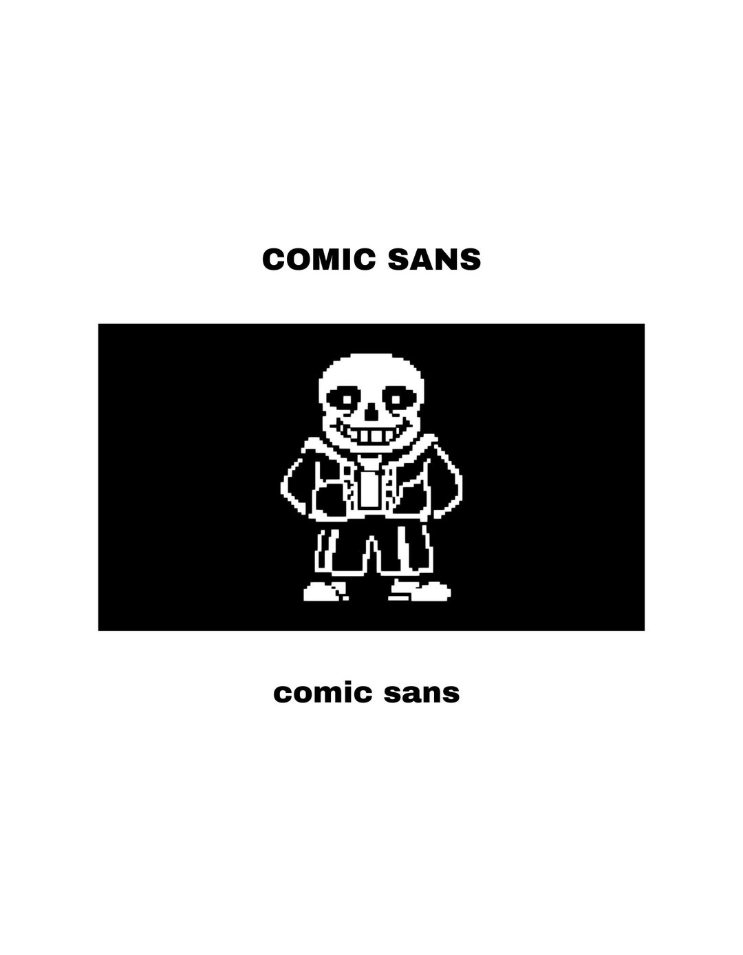 Comic Sans Undertale - Etsy