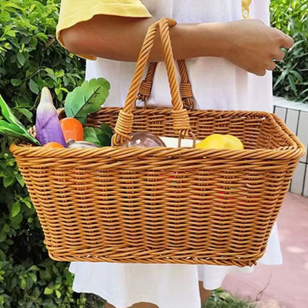 Basket Large Oval Basket With 2 Handles Bolga Basket fairly Traded