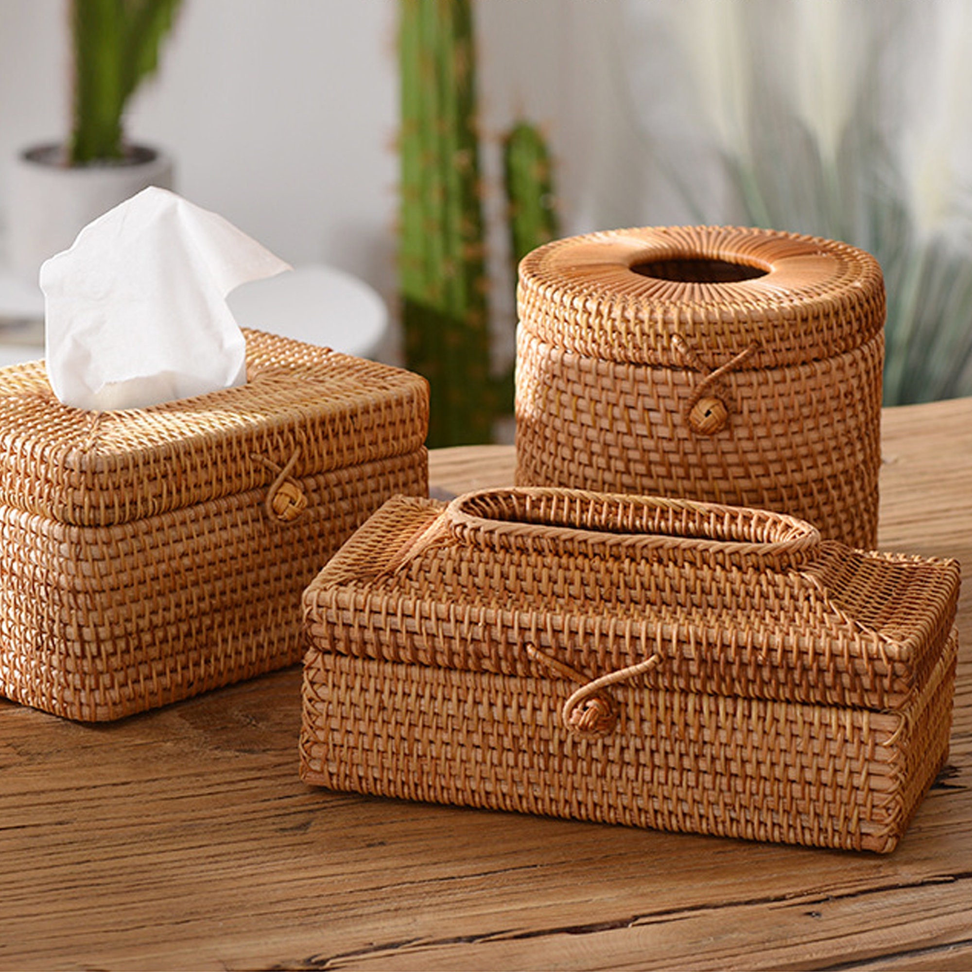 Weave Tissue Box (6 Colours) – House of Objects