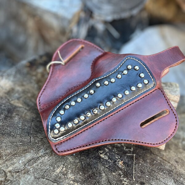 Panneaux De Préhension WGP Autococker En Cuir Personnalisés Par Road Agent Leather, Neufs, USA