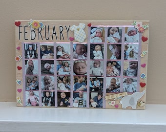 Custom Baby's First Month Calendar