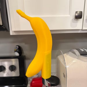 Ninja Slushi Handle Cover - Banana Design - 3D Printed