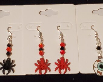 Halloween charm earrings