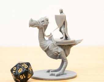 Axe beak Mount with Mini Slot | Tabletop Miniature