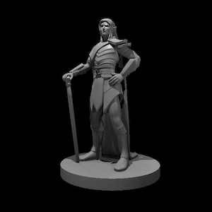 Dhampir Adventurer | Resin Miniature