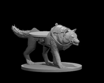 Dire Wolf Mount with Mini Slot | Wolf Mount | Tabletop Miniatures