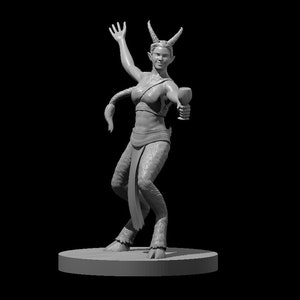 Satyr Female Bard 2 | Resin Miniature