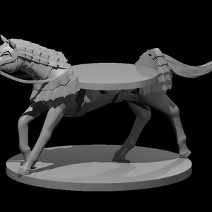 Schlachtross mit Mini-Slot | Tabletop Miniatur