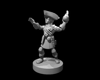 Halfling Pirate Alchemist Bomber | Resin Miniature