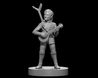 Kender Male Bard | Resin Miniature