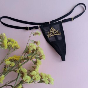 Extreme Micro Thong embroidered: Cheeky Undies