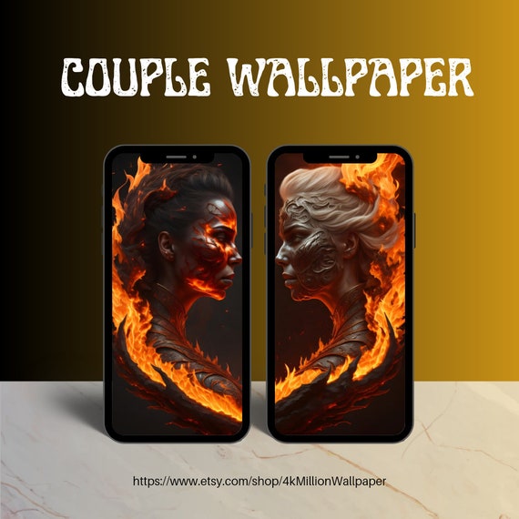 Couple Wallpaper Firebender HD Wallpaper Android Wallpaper iPhone