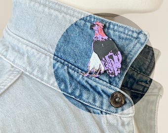 3D Philippine Eagle Brooch | Artistic Raw Effect | Nature Fashion Accessory | Animal Art | Stylish Gift | Pinterest | Hueforge Print