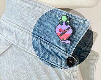 3D Perfume Bottle Brooch | Handmade Brooch | Unique Design | Bright Colors | Original Gift | Limited Edition | Eco-Friendly PLA | Charm