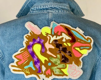 Patch Model Graffiti embroidery iron-on | Hip hop | Embroidery on clothes | Nova Fashion | Graffiti letters | Pinterest | Customize