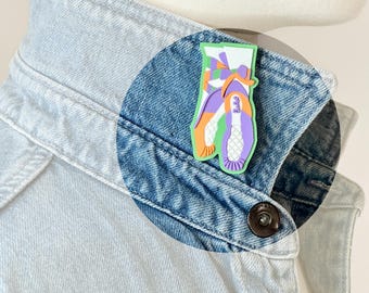 Broche Ballet 3D élégante | Chaussons Danse Pointes | Bijou Paris | Design unique | PLA éco | Cadeau danseuse | Accessoire Mode | Pinterest