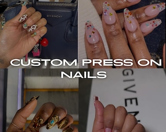 Reusable Custom press on nails