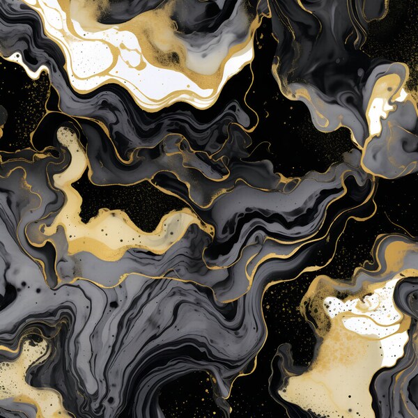Desktop Background Marbled Black All Screen Sizes [4096x4096 resolution] Horizontal, Vertical Screen Fitting 4k Monitor