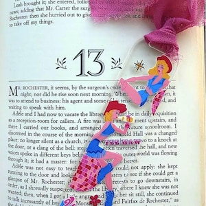 Howdy Cowgirl acrylic bookmark with chiffon ribbon tassel|cowgirl bookmark|cowgirl|western bookmark